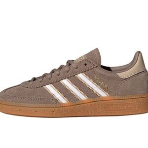 Adidas Handball Spezial Brown and White Sneakers